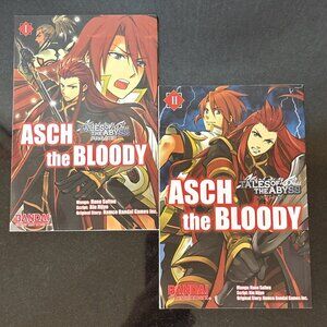 Tales of the Abyss: Asch the Bloody Vols 1 2 Rin Nijyo Bandai Manga 1st English